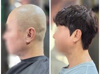 쉐도우 펌 40대 남자가발 style